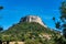 Plain de Baix with Vellan rock in Vercors, French Alps, France