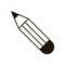 Plain eraser pencil icon in trendy flat style isolated. Eps 10.