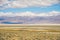 Plain fields of California, United States, seen from Route 395