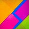 Plain geometric graphic background with colored paper