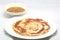 Plain Ghee Fried Paratha with curry da