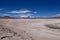 The plain between the Laguna Verde and the Laguna Blanca, Bolivia. Desert landscape of the Andean highlands of Bolivia