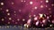 plain magenta background mit golden stars, christmas theme