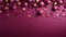 plain magenta background mit golden stars, christmas theme