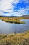 Plain, stream and yellow grass