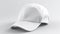 Plain white baseball cap mockup