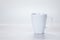 Plain white generic coffee mug