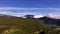 The Plaine des Cafres on Reunion Island sky view