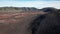 The Plaine des Sables on Reunion Island panoramic sky view