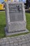 Plains of Abraham Signboard Stone from Old Quebec City in Canada