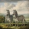 Plains Zebras  Made With Generative AI illustration