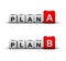 Plan A and B