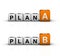 Plan A and B