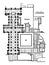 Plan of Durham Cathedral an example of English Gothic architecture vintage engraving