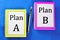 A plan a and a plan B. an Alternative contingency plan.