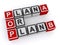 Plan a or plan b word blocks