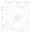 Plan and sections of pile cap design drawing shown technical drawing using CAD and in 2D format.