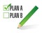 Plan a selected. illustration design