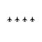 Plane formation icon, illustration design template