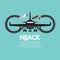 Plane Hijack Concept Abstract Design