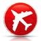 Plane icon metallic grunge abstract red round button illustration