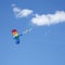 Plane, kite Flying in the sky