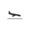 Plane landing icon. Element of airport icon for mobile concept and web apps. Detailed Plane landing icon can be used for web and m