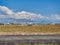 A plane of local, Nepalese airlines on the runway of the airport in Pokhara