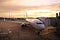 Plane at Melbourne Airport Terminal