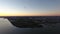 Plane Overhead Delaware River