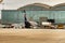 Plane parked Alicante Elche airport