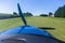 Plane Pilot View Takeoff Grass Farm Runway