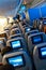 Plane seats of Boeing 747 KLM airlines