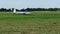 plane towing a glider to the start on aerodrome before start