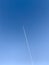 Plane and vapour trails