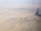 A plane was across desert in Kandahar province with beautiful aerial view