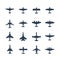 Planes icon set