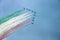 Planes showing flag of Italy