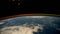 Planet Earth at night seen from the ISS. Elements of this video furnished by NASA.