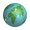 Planet earth plane trail. Travel vector icon. Infographic design. Vector illustration. EPS 10.