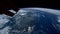Planet Earth seen from the ISS. Elements of this video furnished by NASA.