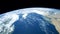 Planet Earth seen from the ISS. Elements of this video furnished by NASA.