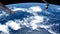 Planet Earth seen from the space. Elements of this video furnished by NASA.