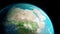 Planet Earth view space Animated Background