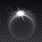 Planet Eclipse Light Effect Transparent Composition