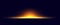 Planet horizon shine effect. Red yellow solar light glare concept. Abstract glowing halo in dark space. Sun eclipse with