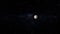 Planet Jupiter on black background with stars. Jupiter planet view form space.