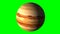 Planet Jupiter in space