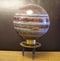 Planet Jupiter On Steampunk Art Vintage Brass Cog Stand