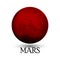 Planet Mars background